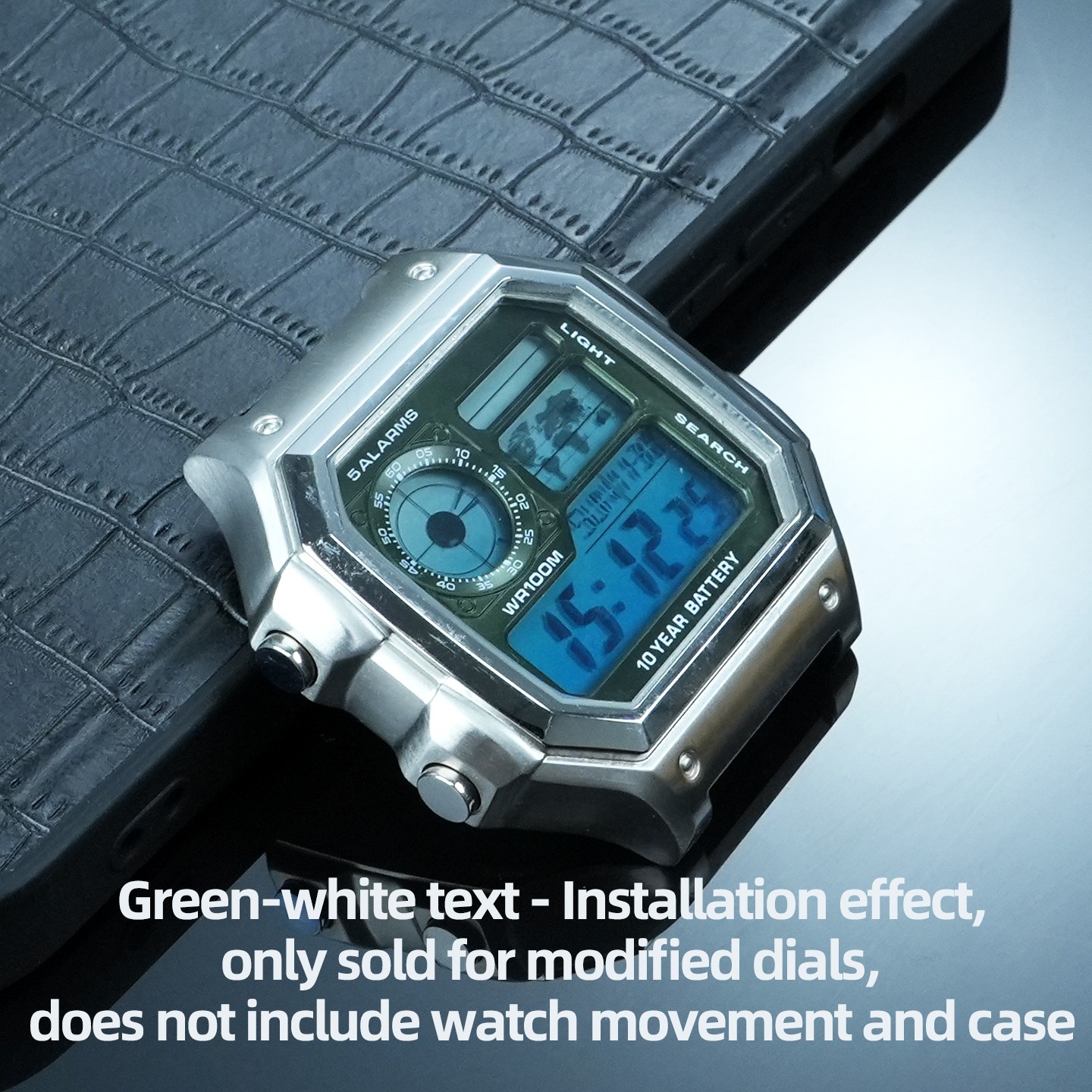 For Casio AE-1300 WS-1600 DIY Modified Metal Watch Dial AE1200 Watch Inner Face