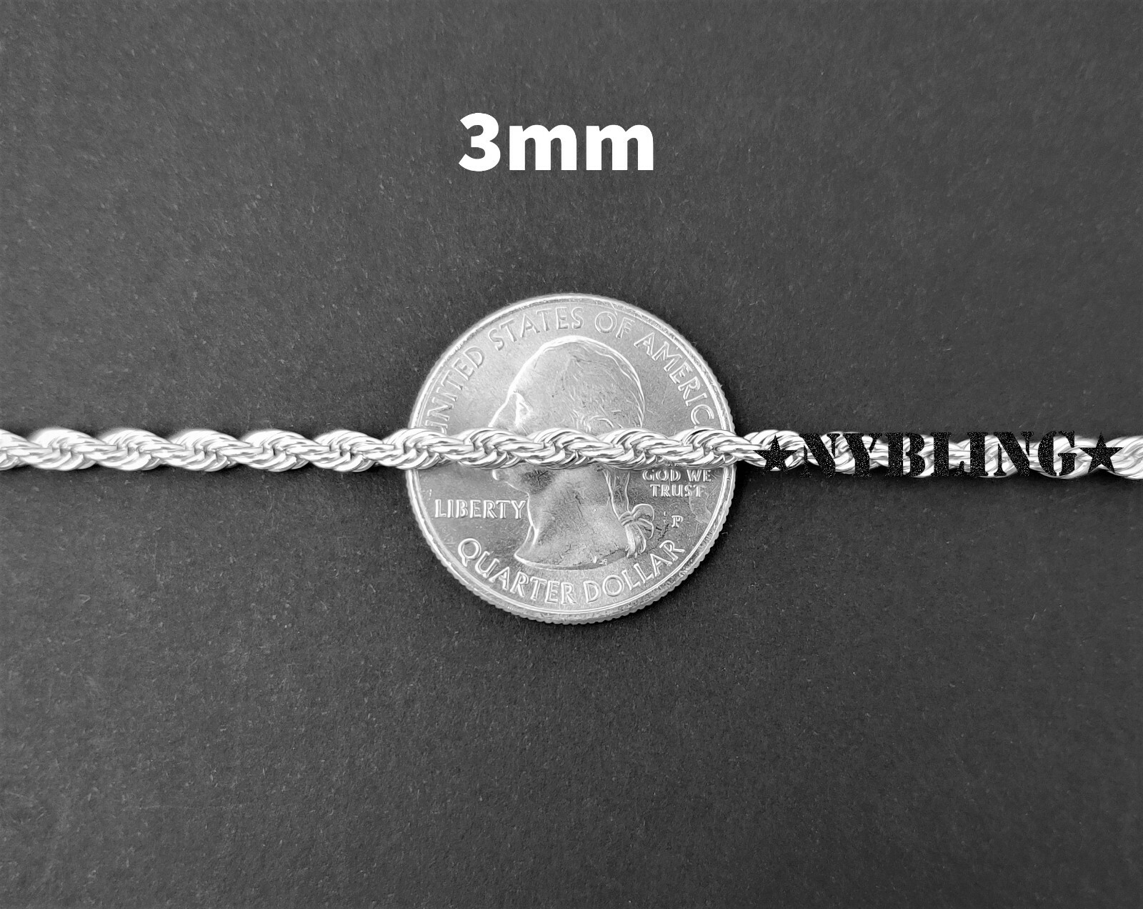 3PC SET, Miami Cuban Chain CZ Necklace, Rope Chain & Jesus Anchor Pendant Plated