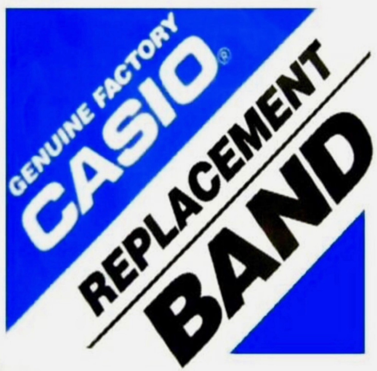 CASIO G-SHOCK Watch Band Strap G-100 G-2110 G-2310 G-2400 blue 10001491 + PINS