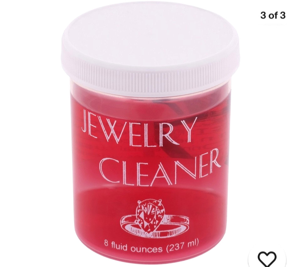 JSP Gold Silver Jewelry Cleaner Solution Diamond Gem Dip Liquid Basket RSPM-GTE