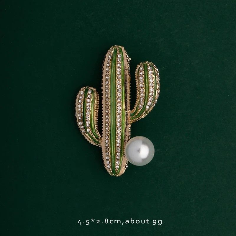 Vintage Brooch Enamel Pin Pearls Vintage Flower Brooch Plant Animal Insect Fruit