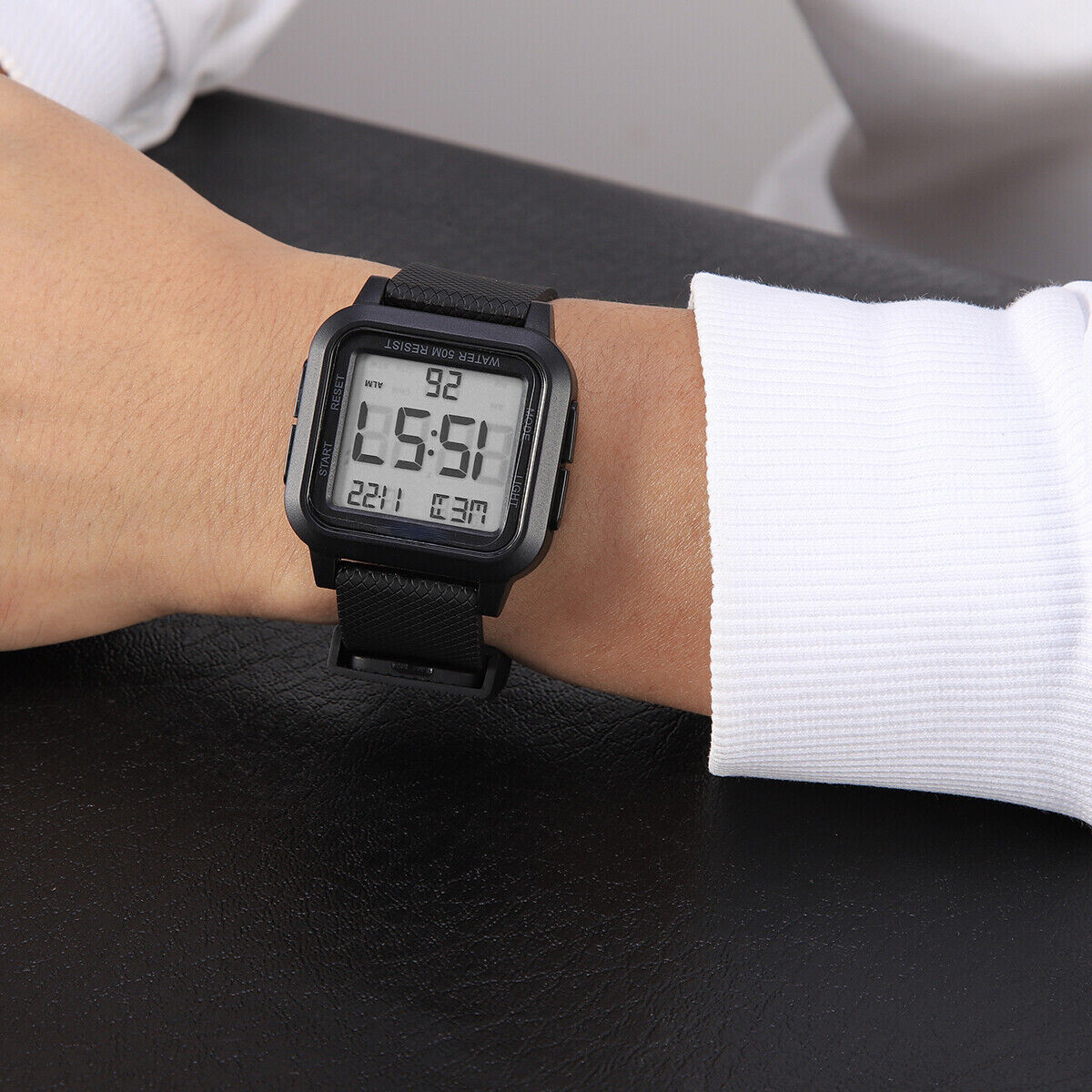 Men Waterproof Digital Sports Watch Military Tactical LED Backlight Wristwatch