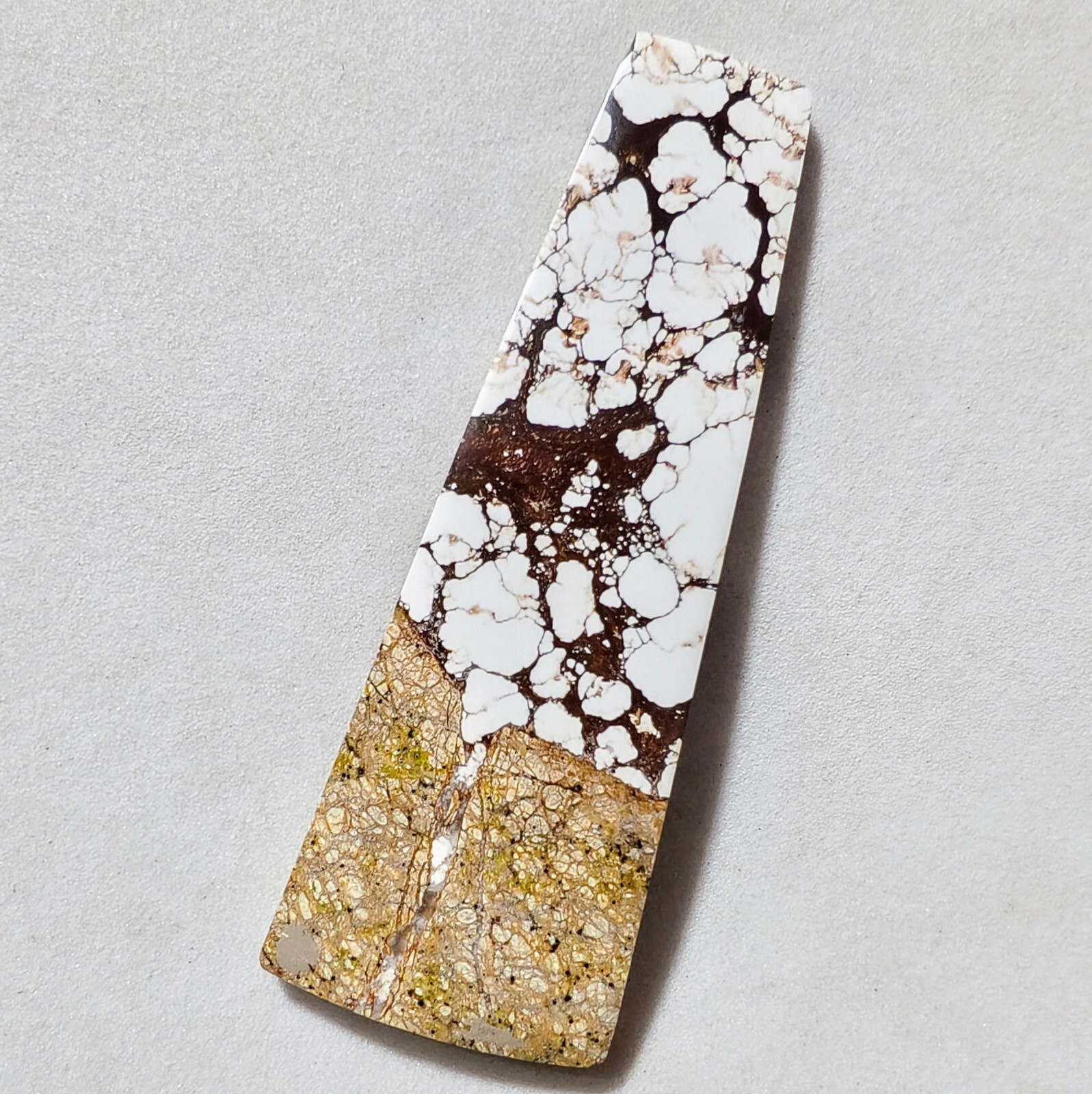 87 Cts Natural Wild Horse Magnesite Jasper Cabochon Gemstone 70.5×25.2×5.9 MM