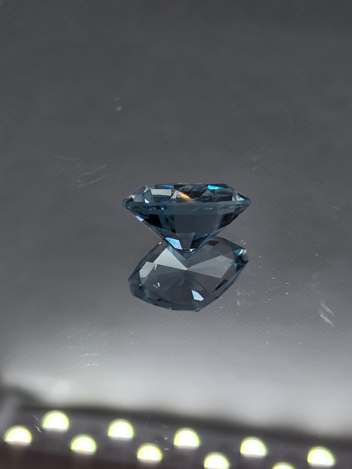 Blue Topaz 9.45 ct , Not a LAB Creation , Pendant is 92.5 sterling silver