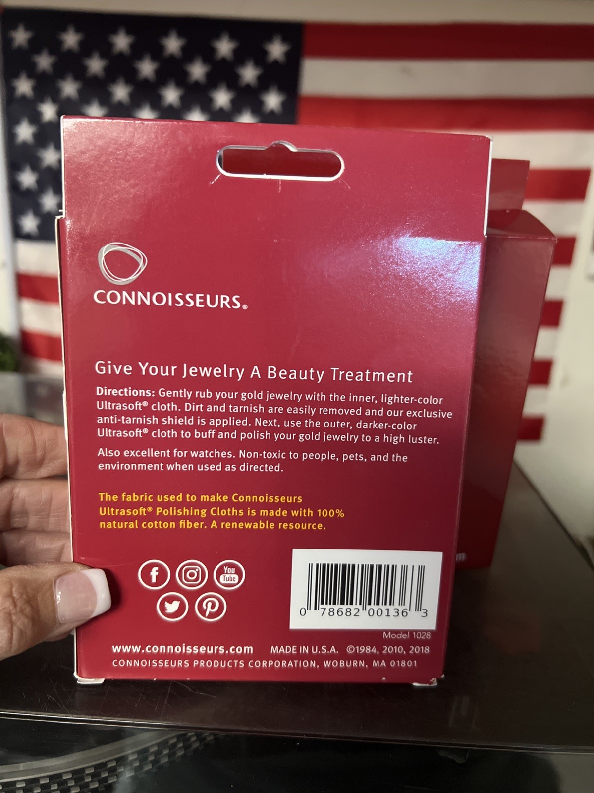 Connoisseurs Gold Polishing Cloth Jewelry Cleaner 2 Pack