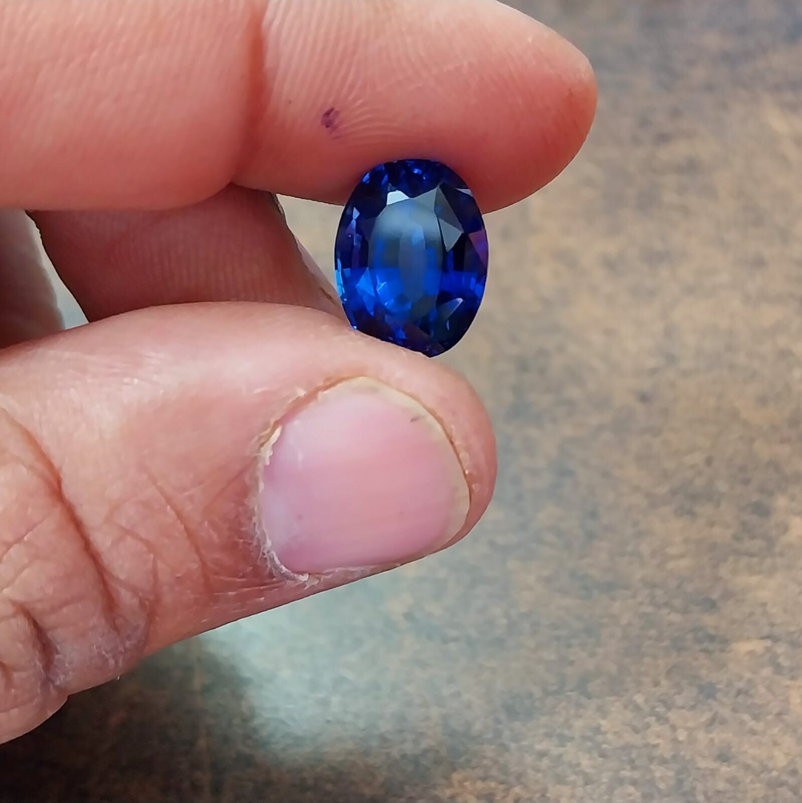 11×8 MM Natural Flawless Cornflower Blue Ceylon Sapphire Loose Oval Gemstone Cut