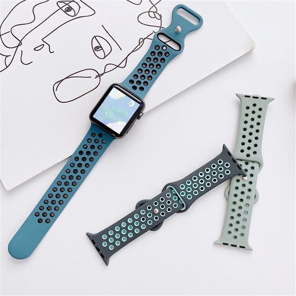Silicone Sports Band Strap for Apple Watch Series 11 10 9 8 7 SE All Sizes 38-49