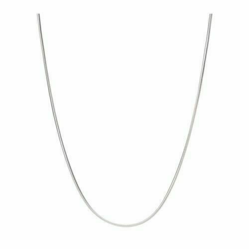 Men&Women’s 925 Sterling Silver Tarnish-Free Italian Snake Chain Necklace 16-24″