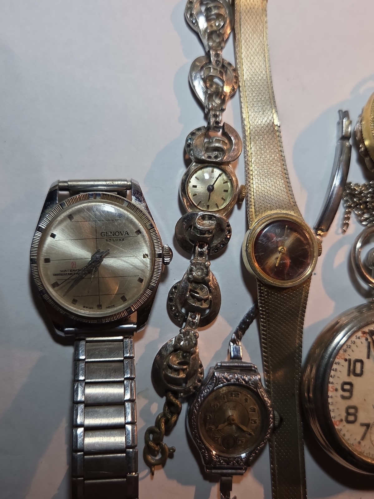 Mechanical Watch Lot, Parts or Repair, None Are Running