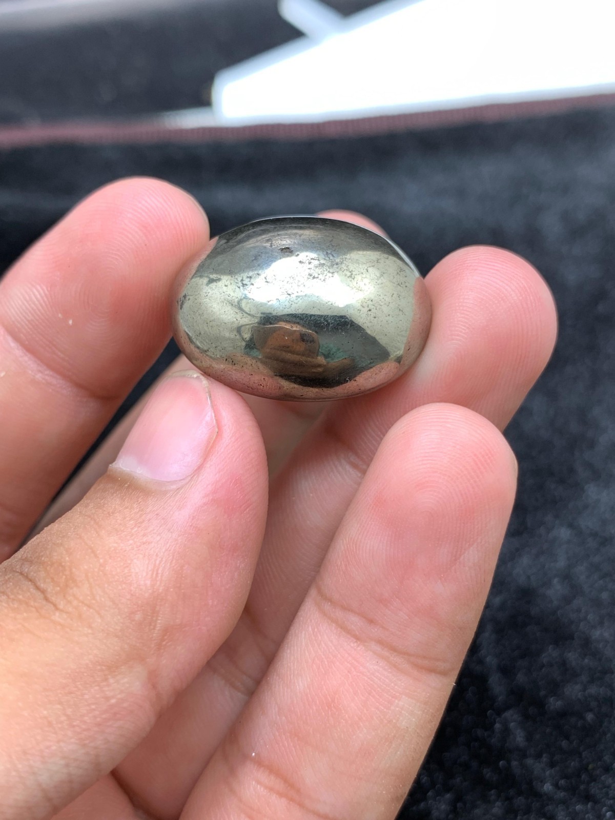 64.50 CT Natural Pyrite Cabochon from Afghanistan