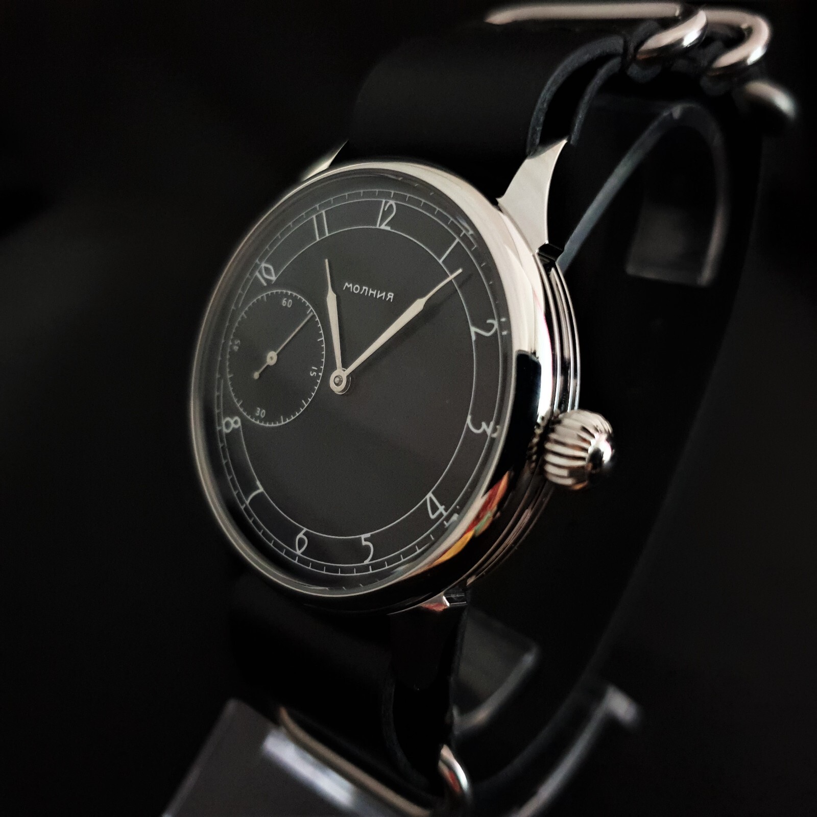 Watch Marriage MOLNIJA 3601 Dress Wrist Watch Mechanical Vintage Style USSR