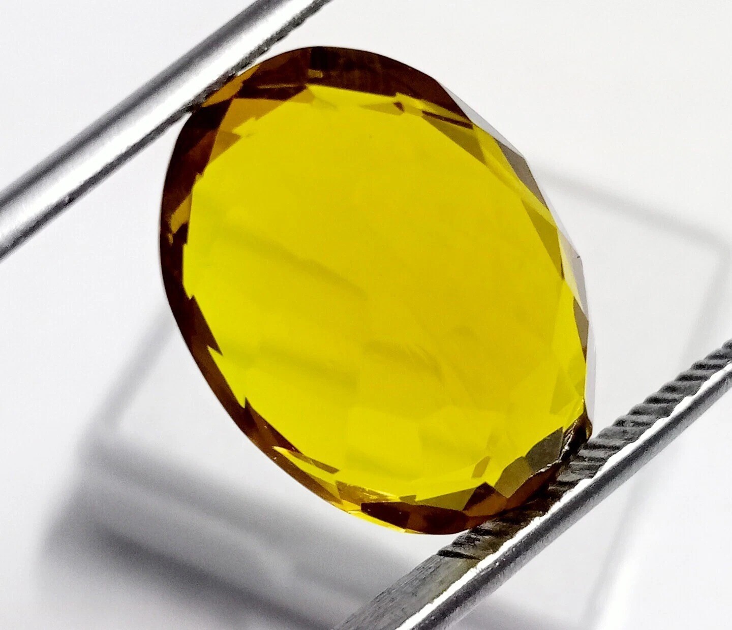 Amazing Yellow Topaz Oval Cut 15+ Ct EGL Natural Certified Loose Gemstone
