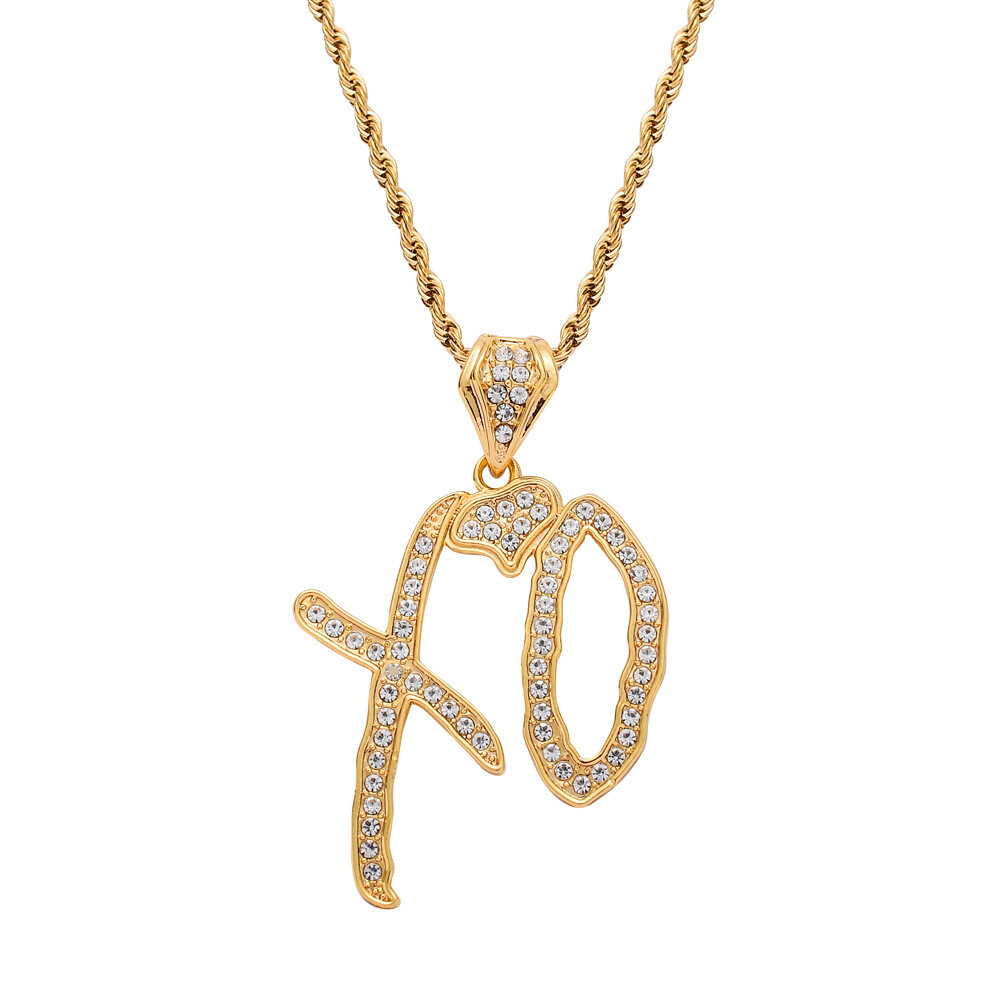 Hip Hop Rapper Xo Pendant The Weeknd Nav Chain Pendant 60Cm