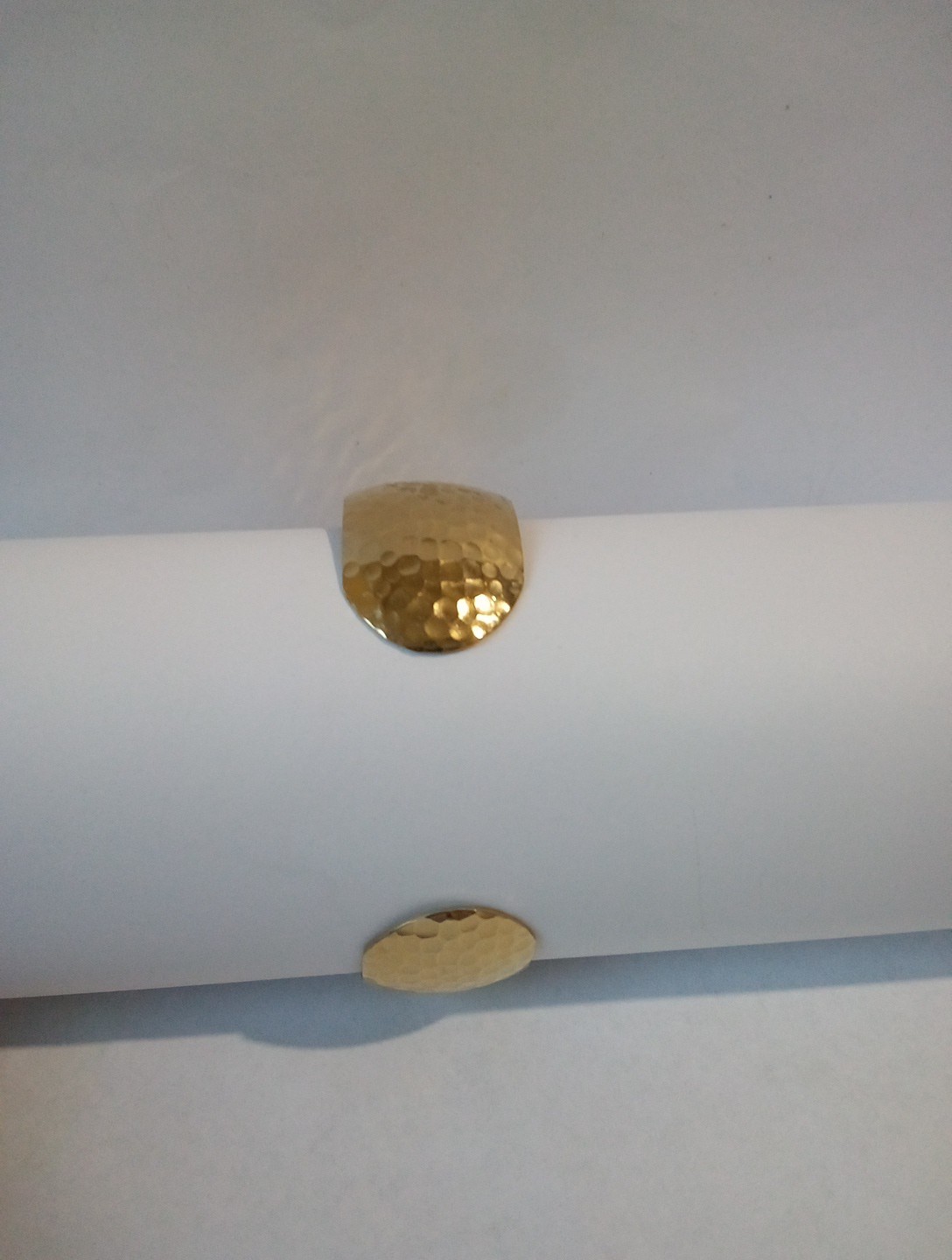 1/20 14k Gf Hammered Cuff Bracelet Gold Tone Made In USA