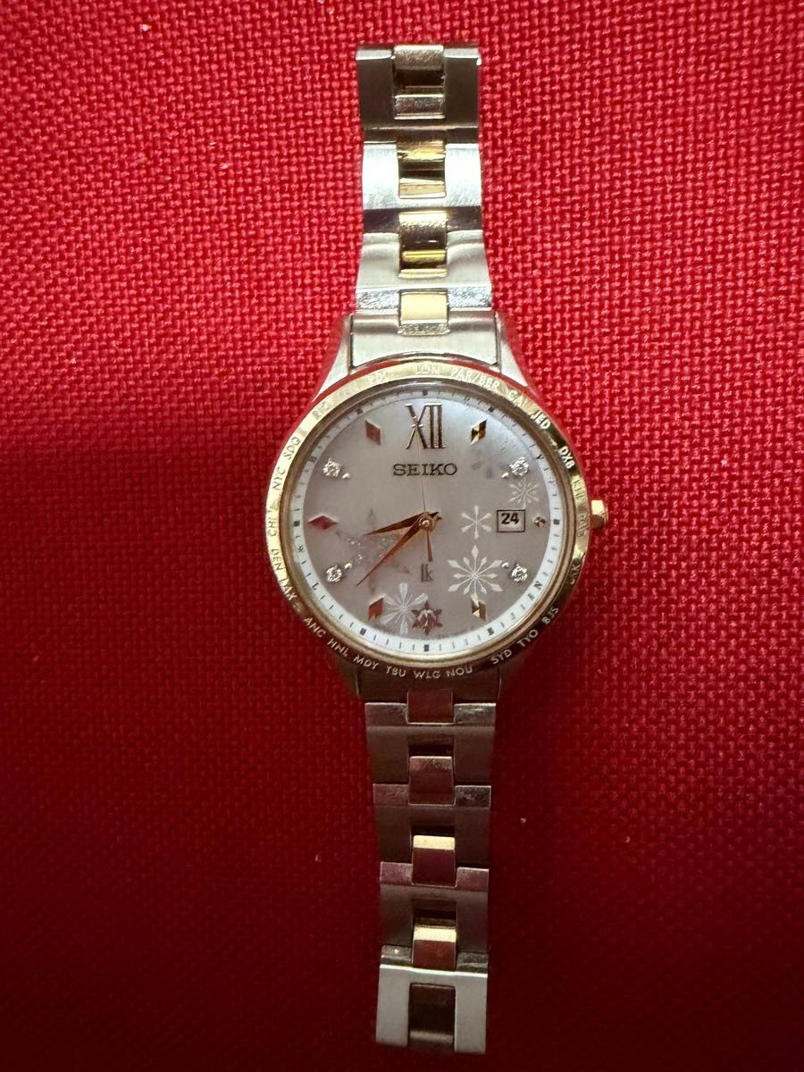 SEIKO LUKIA Radio Solar Limited White Watch