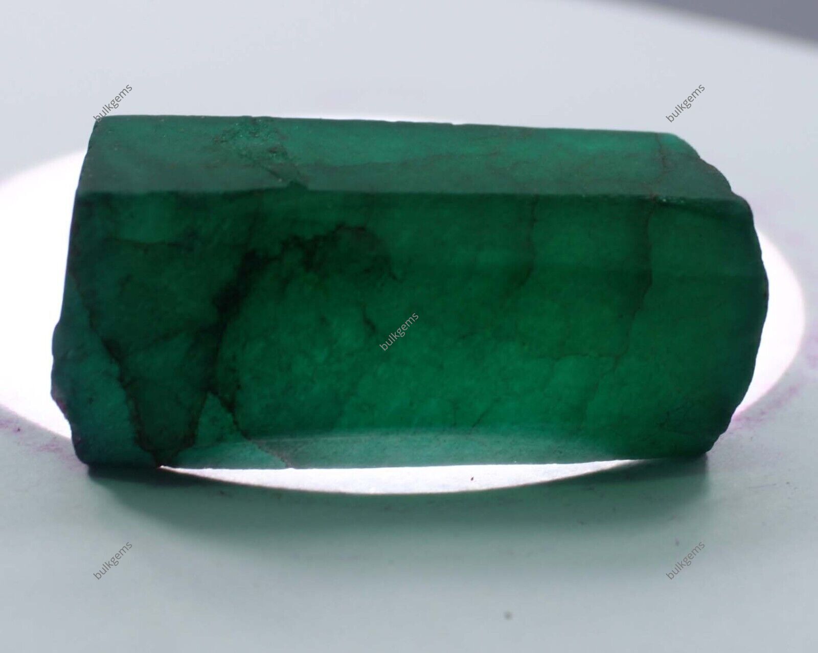 290.50 Ct Natural Emerald Green Rough Uncut Huge Size CERTIFIED Loose Gemstone
