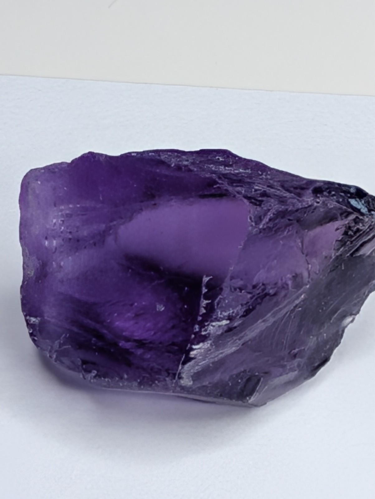 USA seller 37.17 ct top color IF flawless Amethyst facet rough specimen gemstone