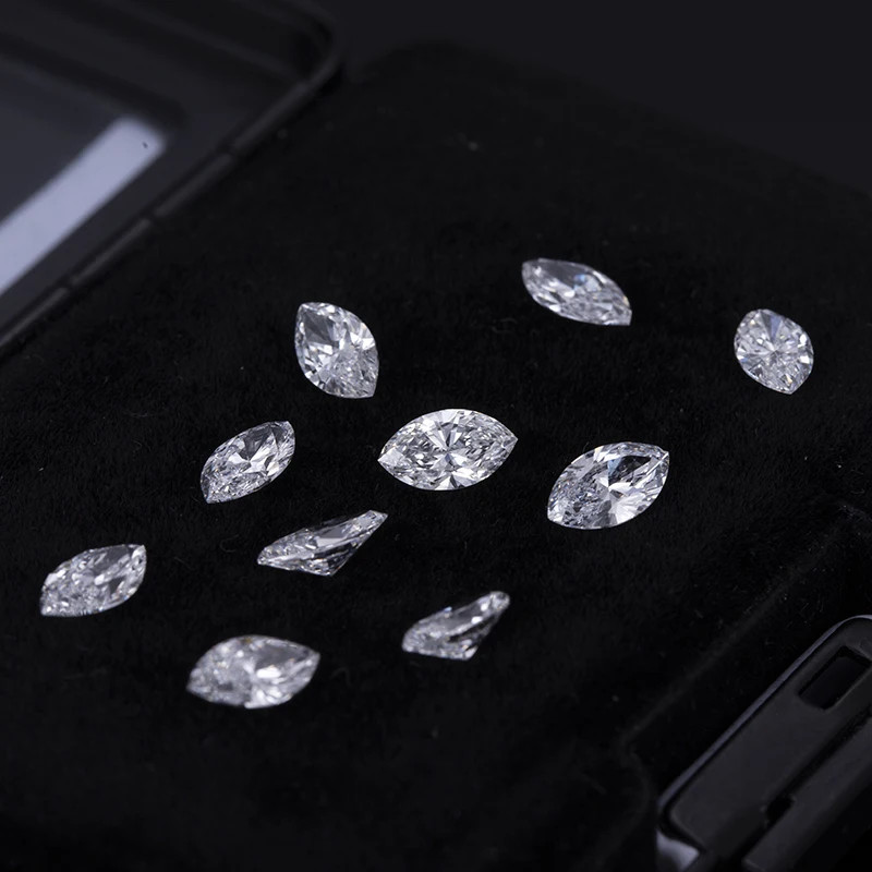 Small Size 1ct Marquise Cut 1.5×3-2×4.5mm D Color GRA VVS1 for Jewelry Making