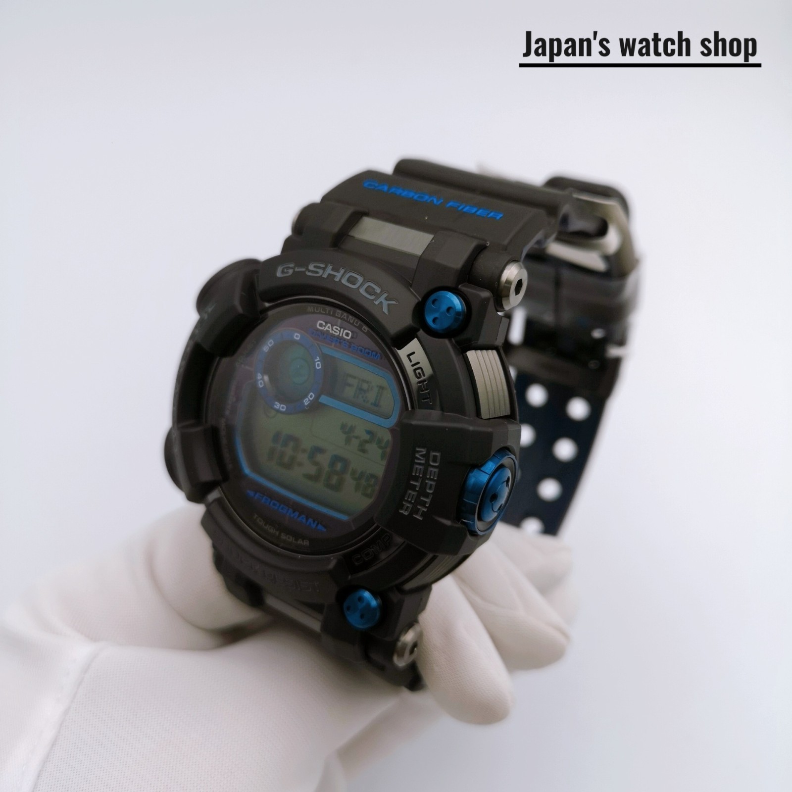 CASIO G-SHOCK GWF-D1000B-1JF Blue Master of G FROGMAN 6 Men’s Watch New in Box