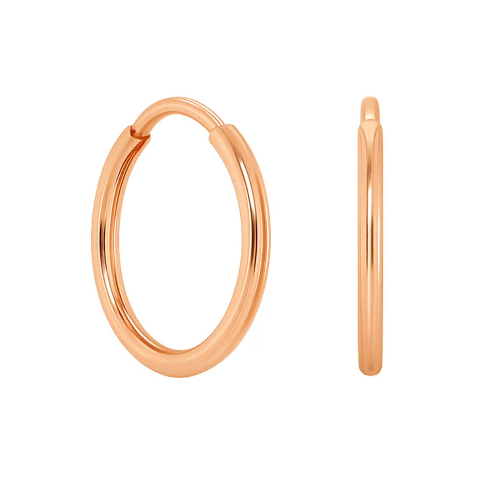 316L Surgical Steel Hinged Sleeper Hoop Rings Cartilage Helix Nose Earrings