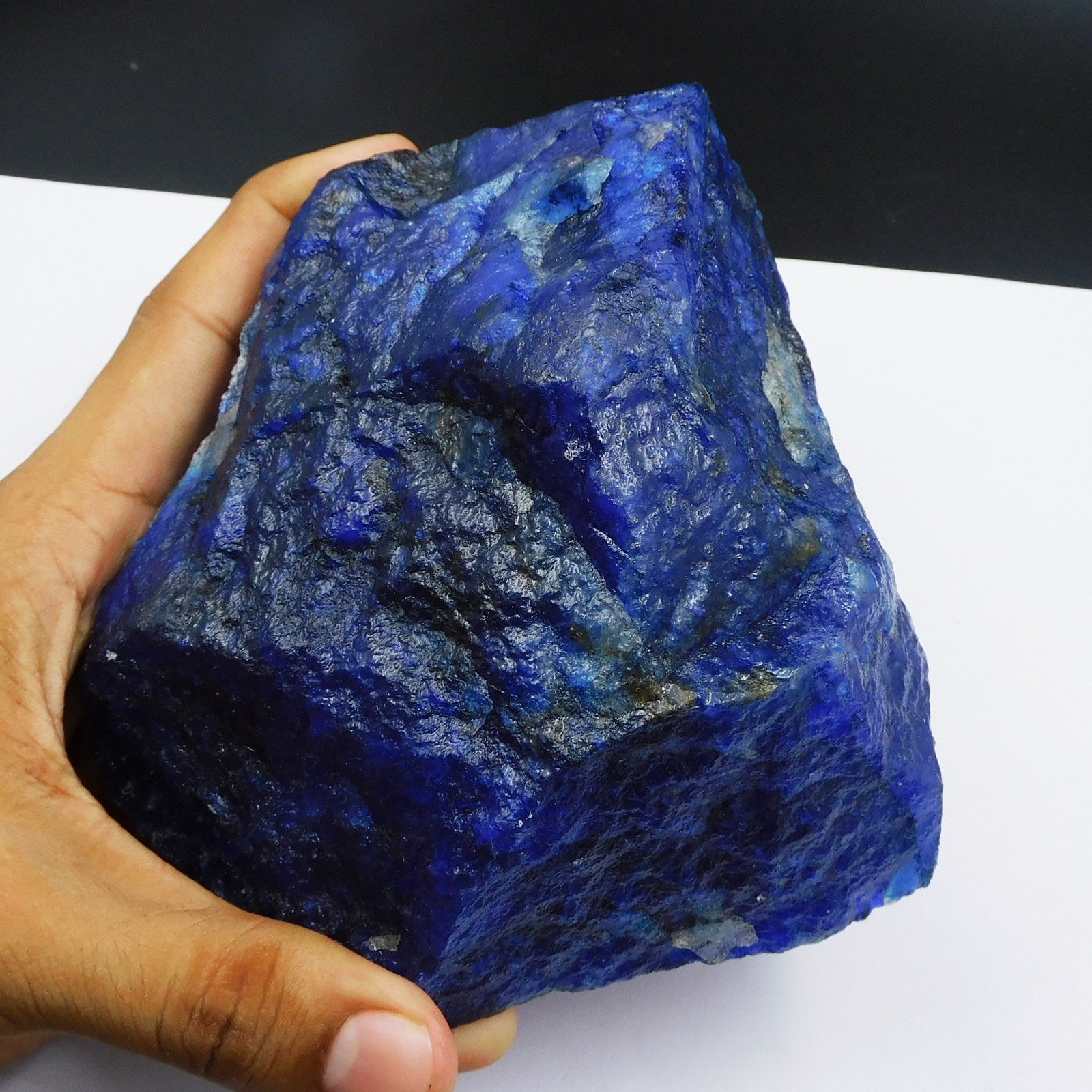 126.40 Ct Natural Blue Sapphire Uncut Raw Rough CERTIFIED Loose Gemstone