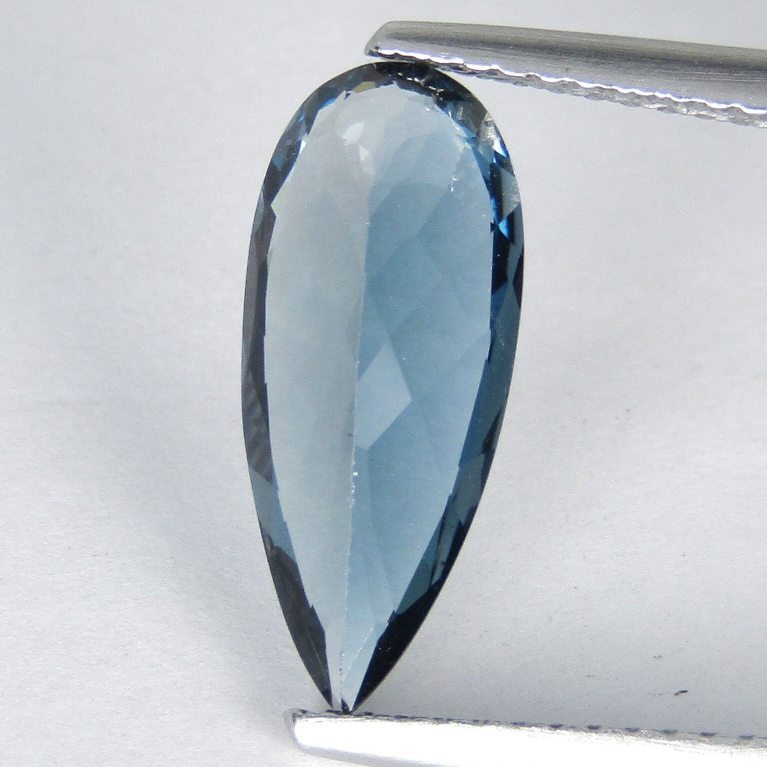 3.10Cts Stunning Natural London Blue Topaz Pear Shape Loose Gemstone From Brazil