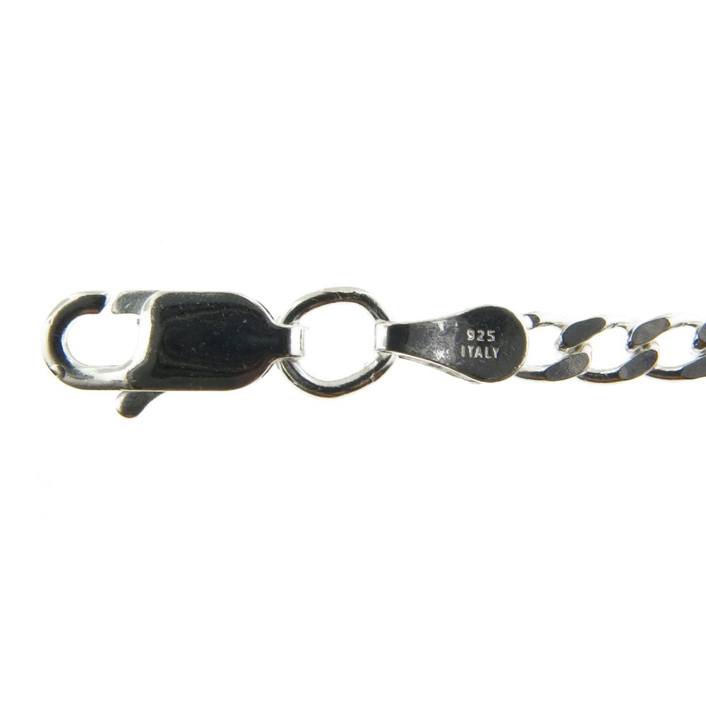 925 Sterling Silver Figaro Link Childrens ID Bracelet Free Engraving