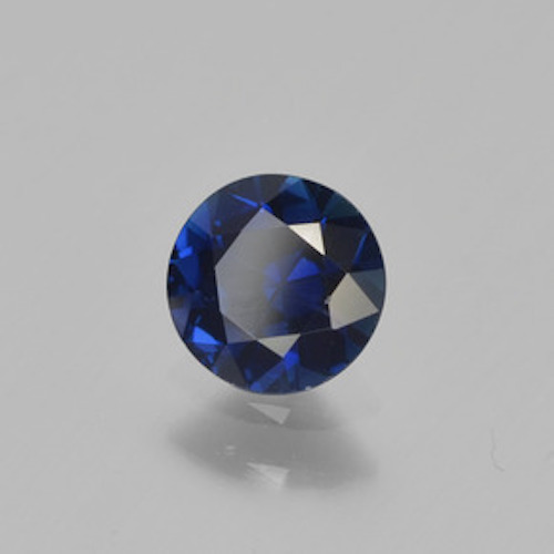 Masterpiece Collection: Round AAA Genuine Bright Blue Sapphire (2mm to 5mm)
