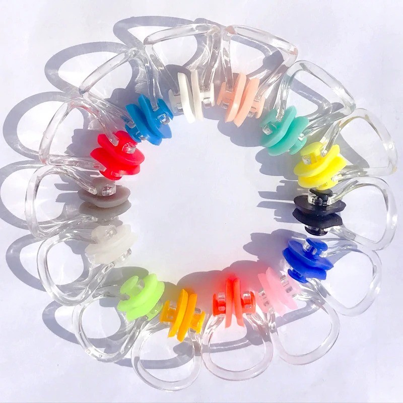 10PCS Reusable Silicone Swimming Nose Clips Soft Swim Nose Clip for Adults