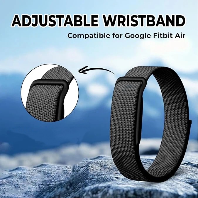 Nylon Adjustable Sports Loop Replacement Band Strap For Google Fitbit Air 2026