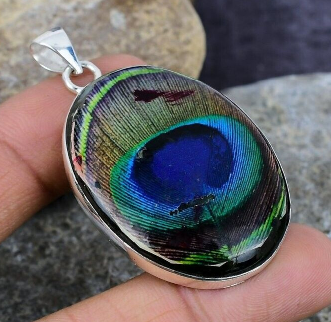 Labradorite Gemstone Handmade 925 Sterling Silver Jewelry Pendant For Wedding