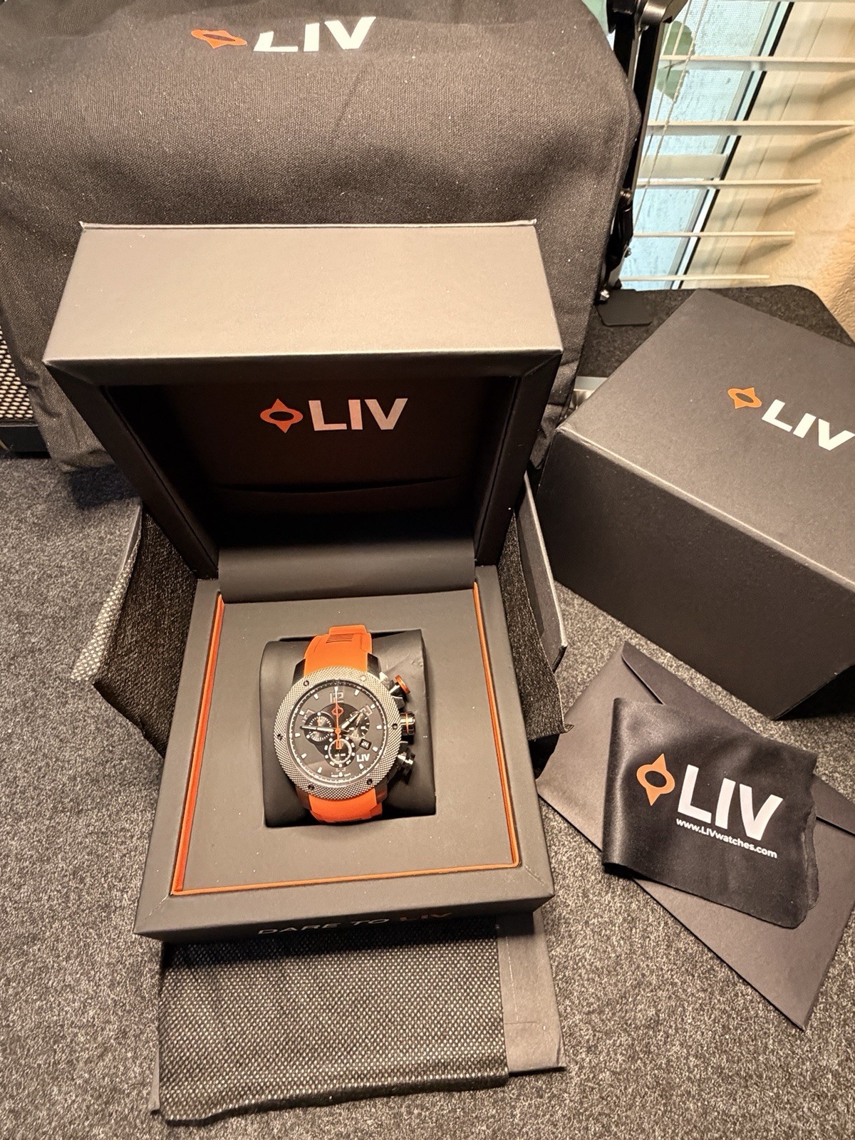 LIV GX1 Signature Orange