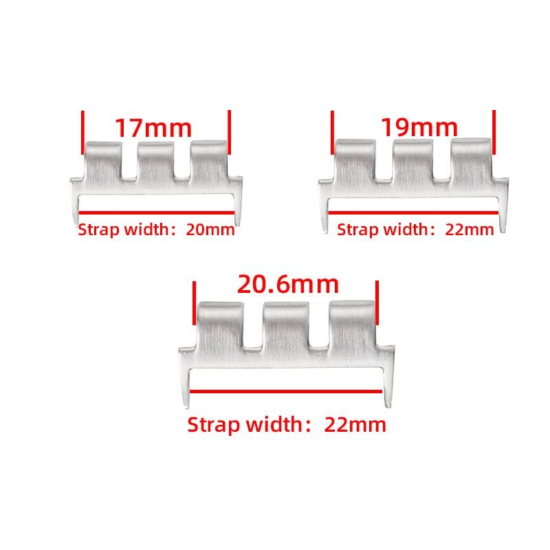 Watch End Links Adapter for Swatch 17mm 19mm 21mm Strap Connector with Tool