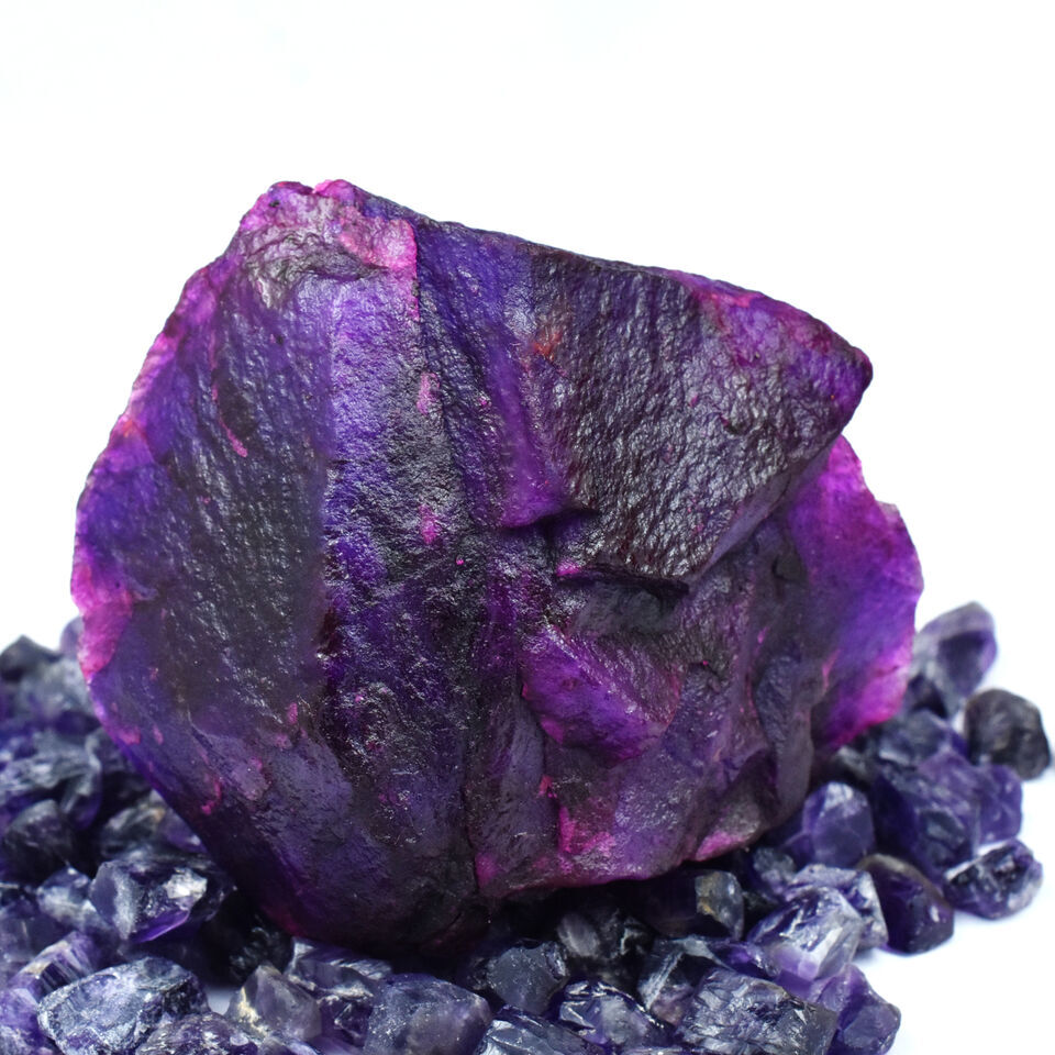 1059.60 Ct NATURAL Purple Uncut Raw Tanzanite Rough CERTIFIED Loose Gemstone
