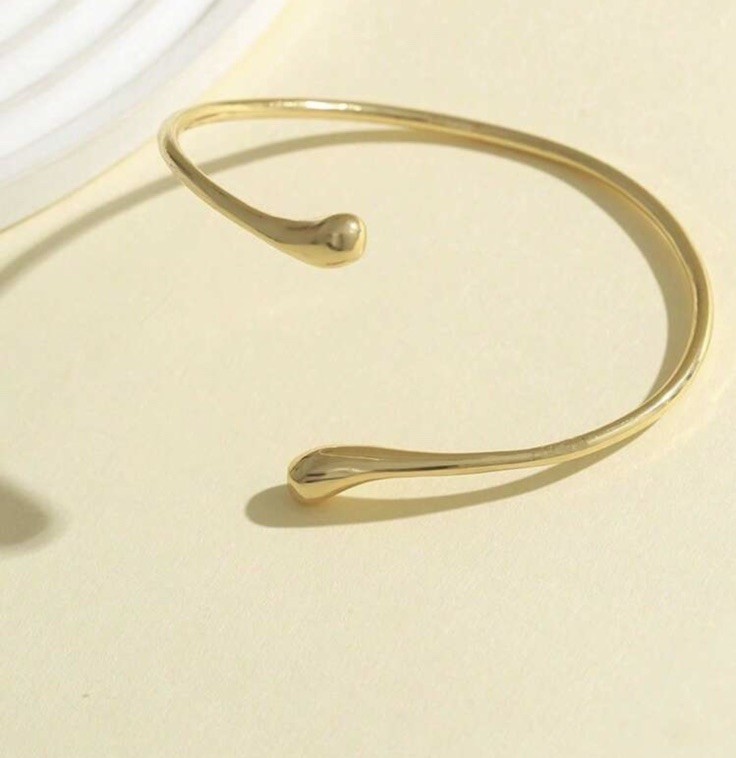 Armlet, arm cuff bracelet, gold armband, Elegant bracelet , gold Upper Arm