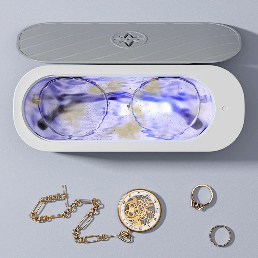 USB Rechargeable Glasses Jewelry Cleaner Cleaning Portable Device