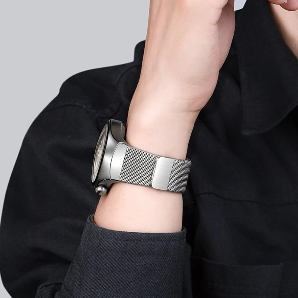 Magnetic No Gaps Milanese Bracelet Metal Band Strap For Huawei Watch 5 46mm 42mm