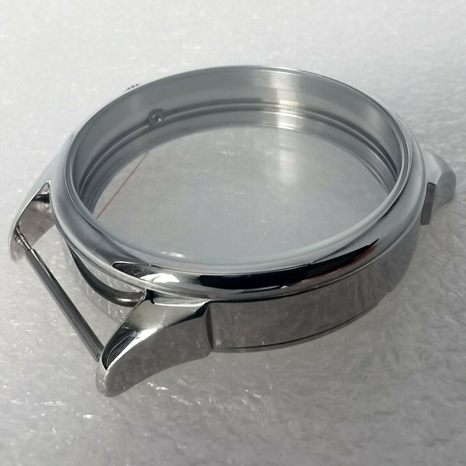 42mm Stainless Steel Mineral Glass Watch Case For ETA 6497 6498 ST3600 Movement