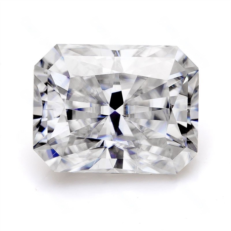 US Exquisite Radiant Cut Loose Moissanite Stone 0.2ct-10ct VVS1 GRA Certificate