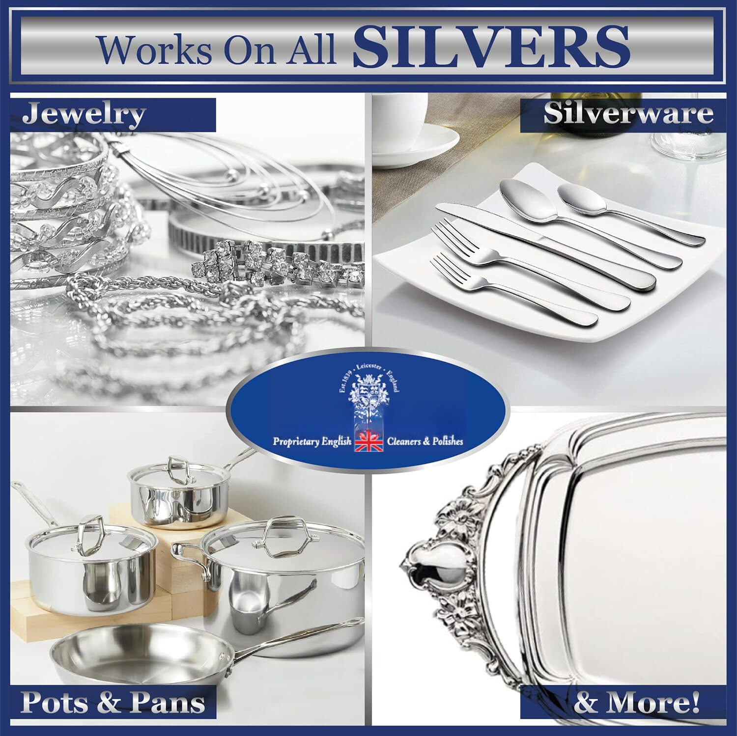 Silver Cleaner Dip – Silver Cleaning, Professional Silver Remover (1 Gallon)