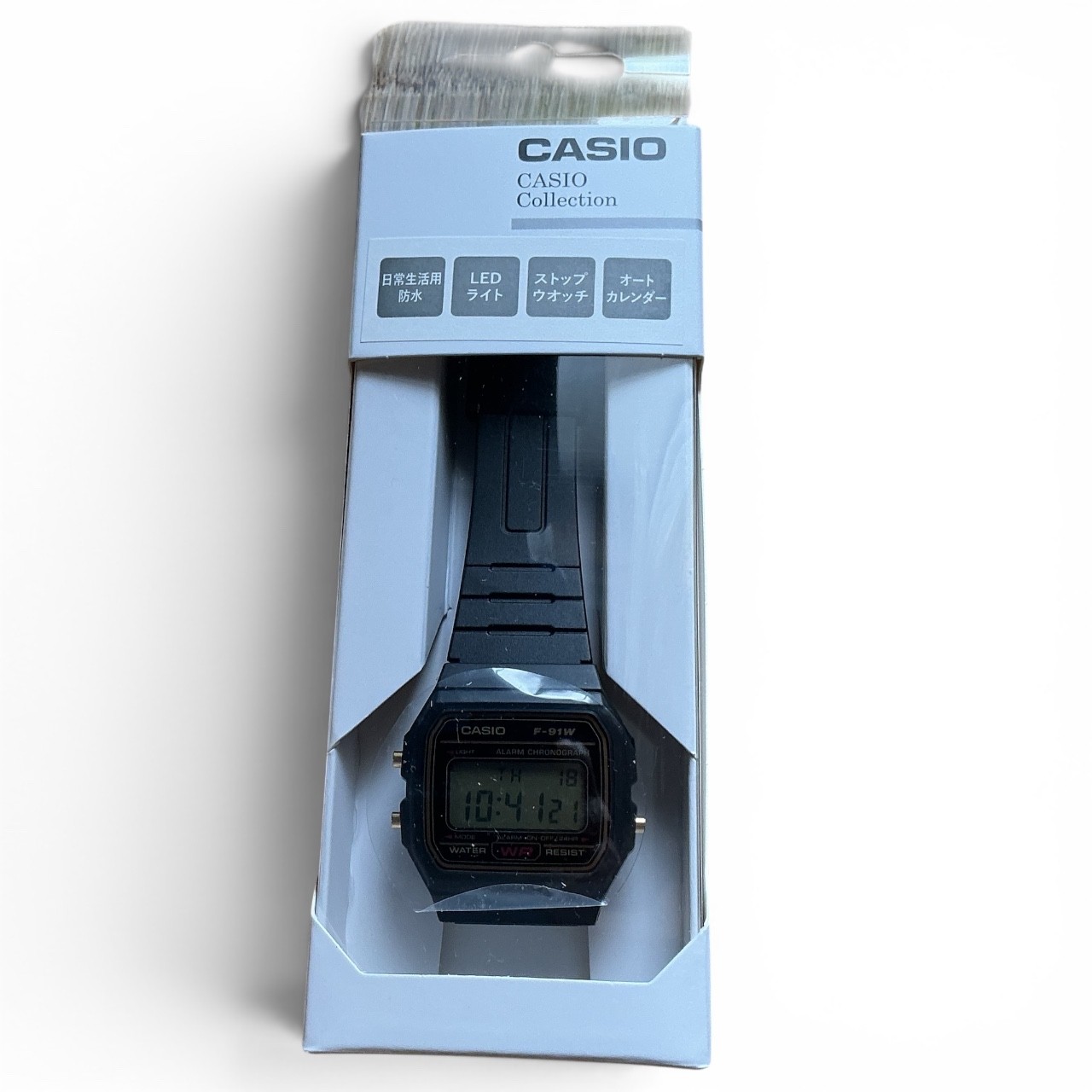 Casio F‑91W Black Gold F‑91WG‑9QJH Digital Watch Japanese Edition