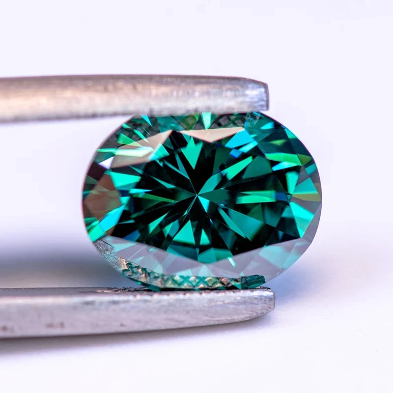 5.10 CT Natural Green Diamond 10×12 mm 1 Pcs Oval Cut VVS1 D Grade Certified.