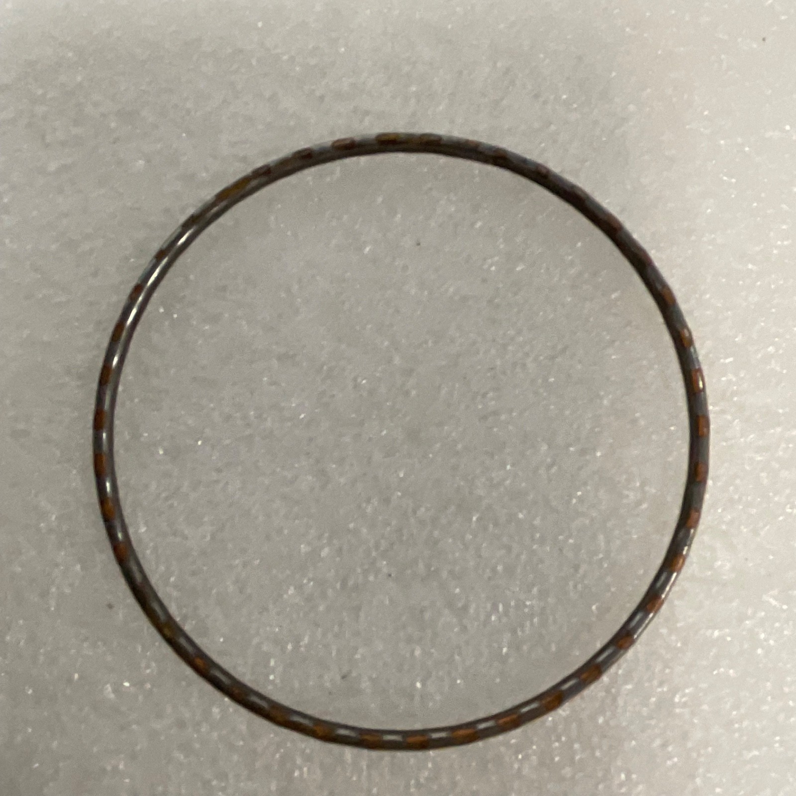 8in Yellow Brown Enamel Bangle Bracelet Lot of 4 Lightweight Stackable Jewelry