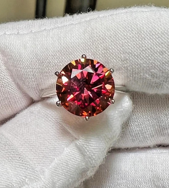 6 Ct Certified Pink Diamond Solitaire Ring- FREE Resize and Free Studs Offer