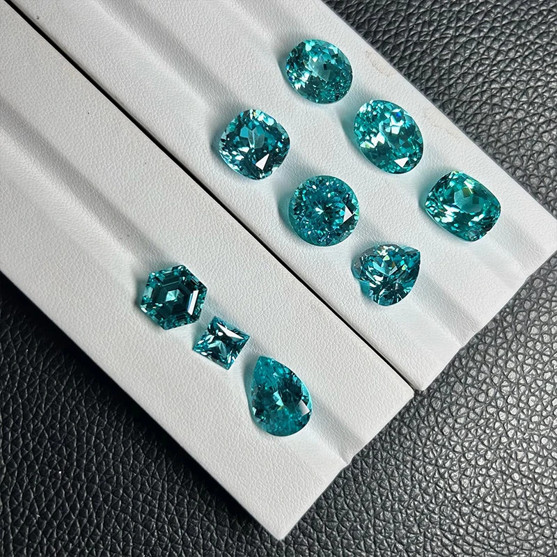 Lab Grown Paraiba Gemstone 0.5-5ct for Jewelry Making with AGL Certificate