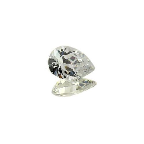 (5x3mm – 25x18mm) AAA Rated White Cubic Zirconia Pears **View Video**