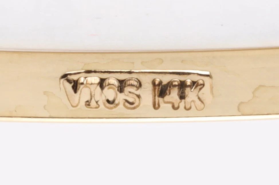 7.5” 14k Yellow Gold 3mm Wide Slip-on Solid Bangle Bracelet (6.80g.)