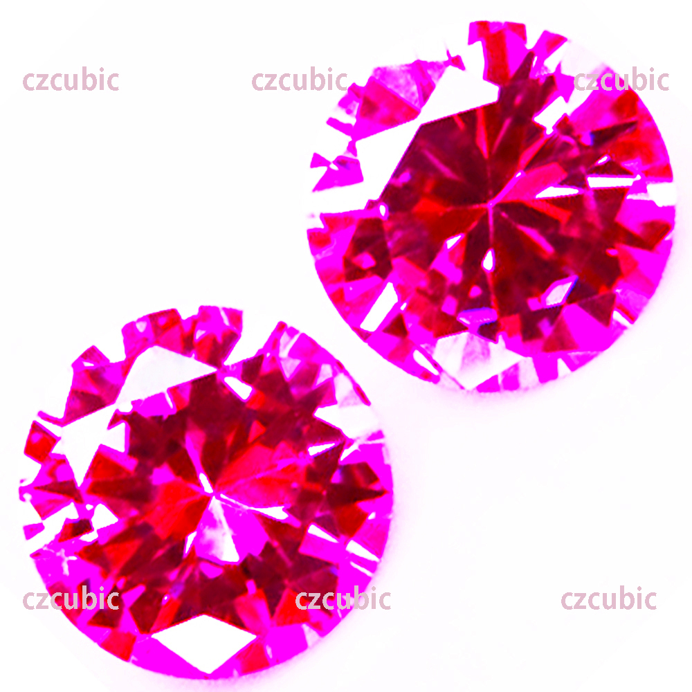 PINK CUBIC ZIRCONIA 3.00 MM to 5.00 MM ROUND WHOLESALE CZ AAAAA QUALITY U.S