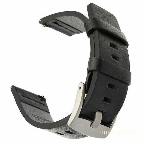 US Genuine Leather Watch Band Wrist Strap Quick Release For 18mm 20mm 22mm 24mm