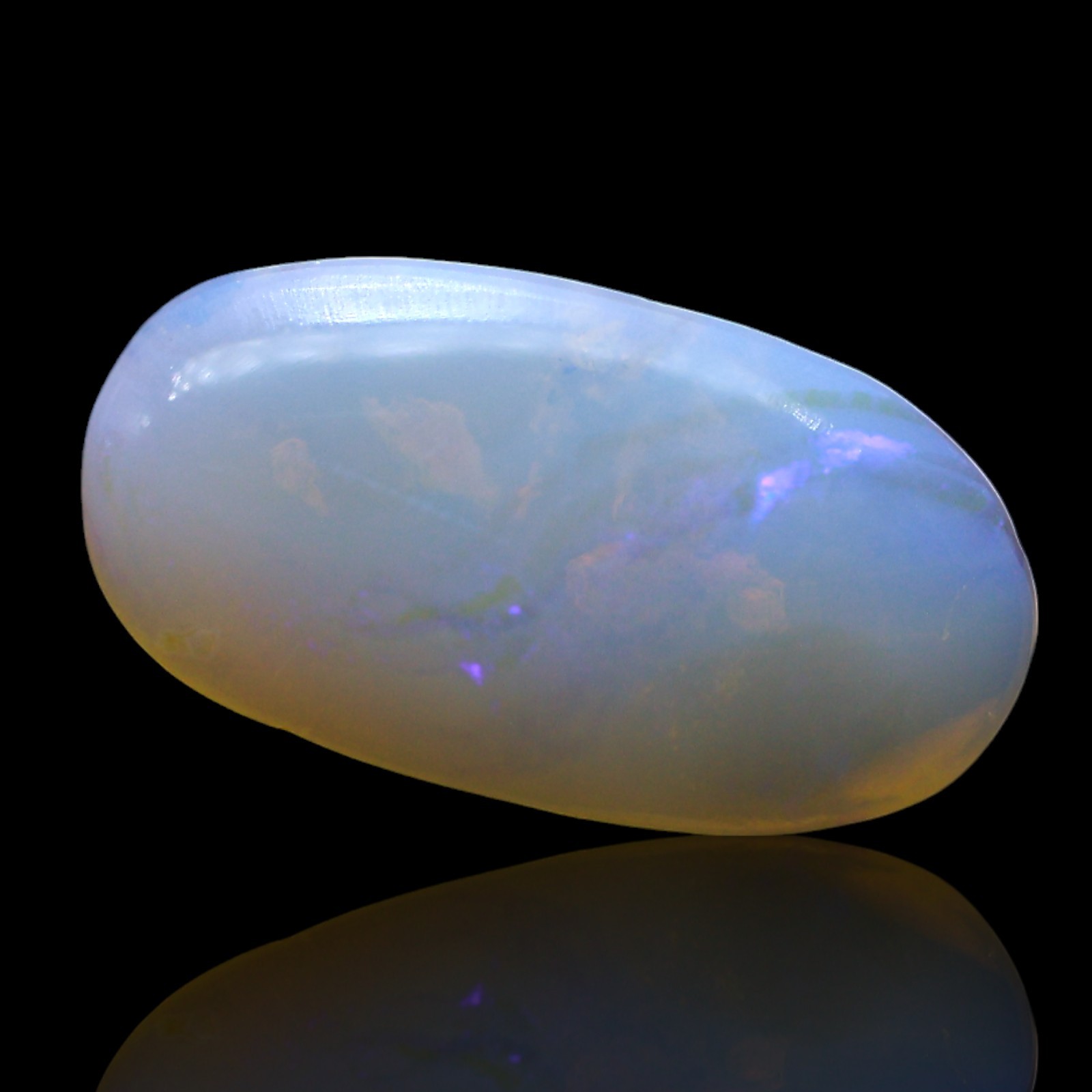 Natural Oval Fire Opal Cabochon Wire Wrap Gemstone Australia 3.00 Cts 17x9x3 mm